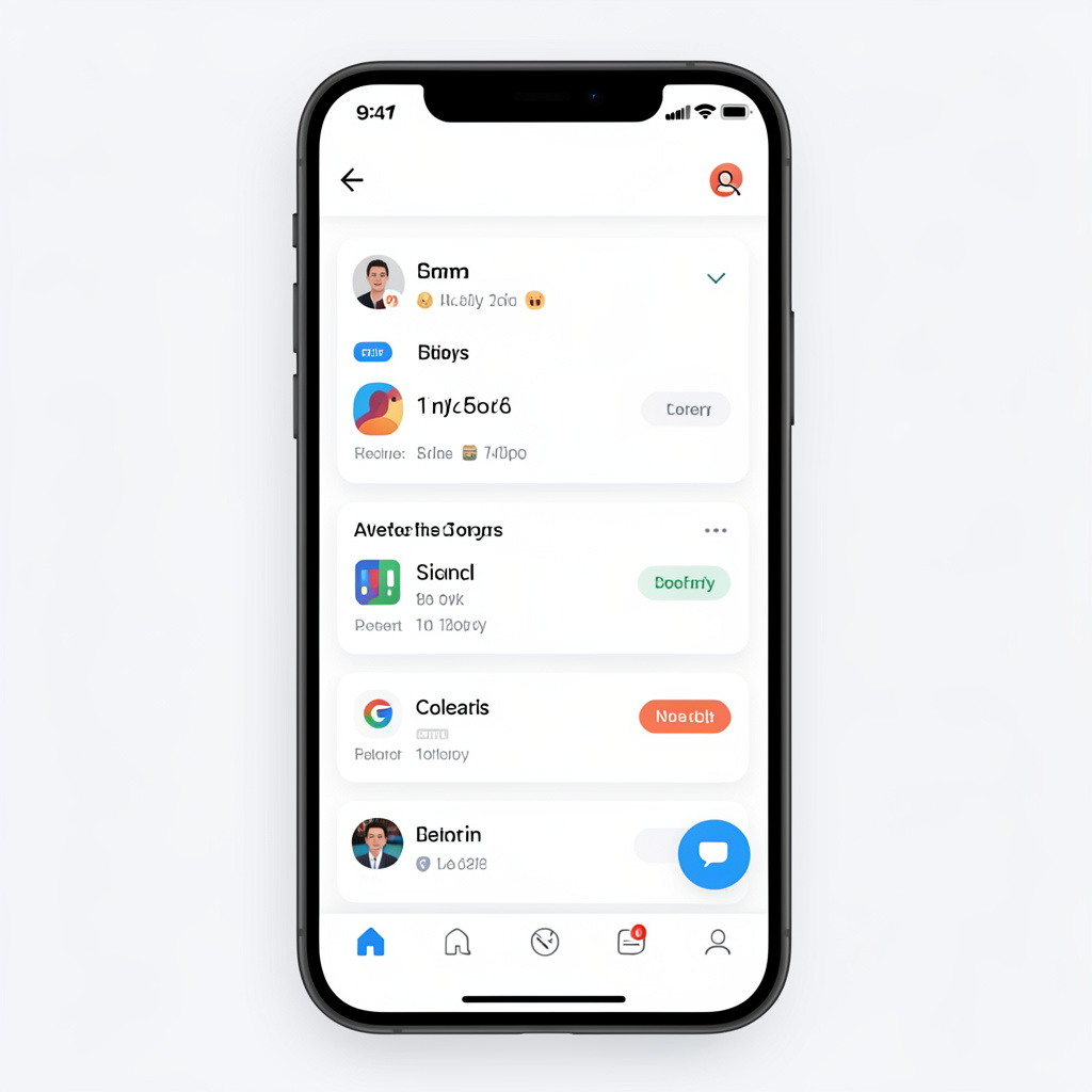 Slexironvep mobile application dashboard interface